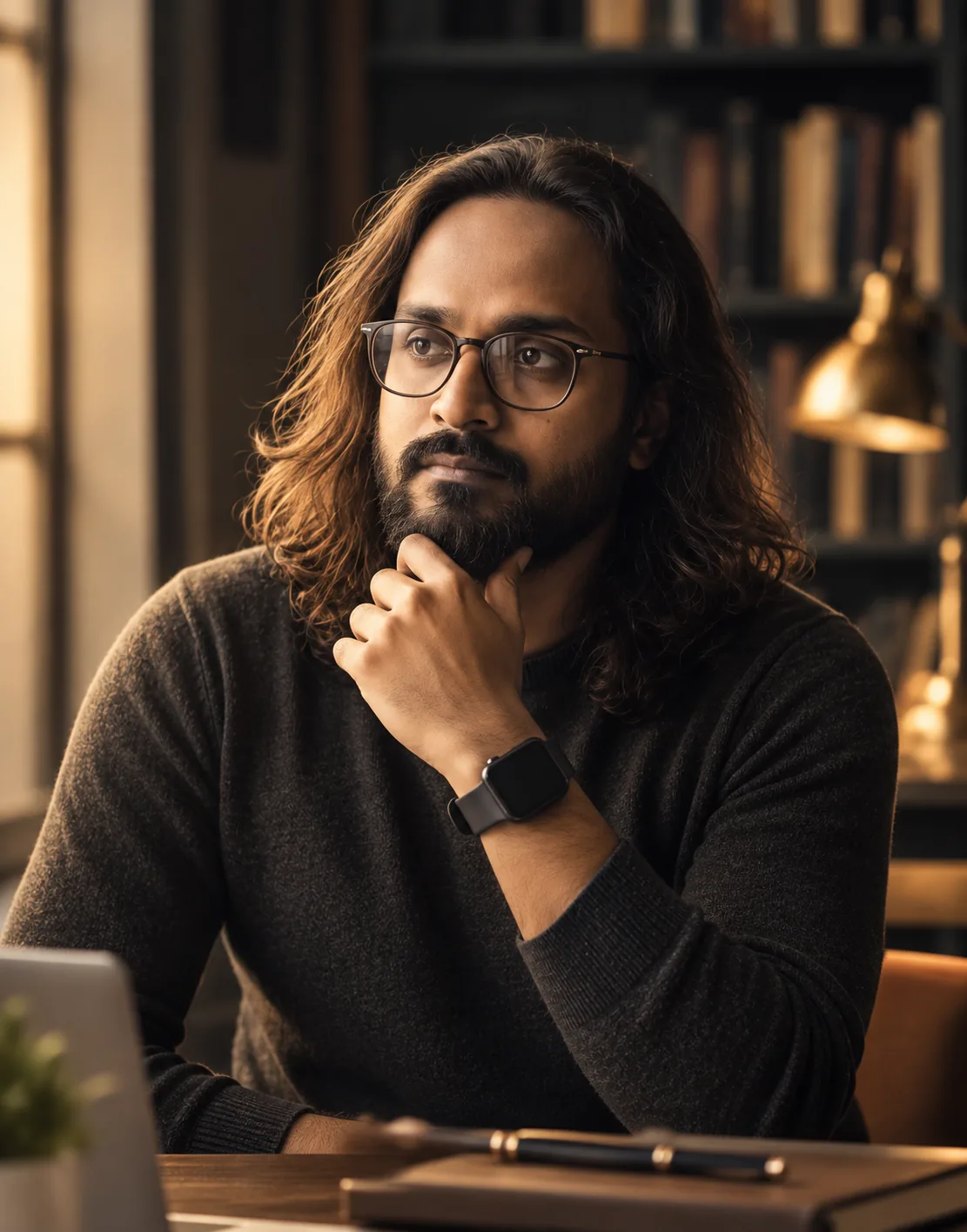 Portrait of Ajith Acharya, Founder and Director of World Fashion League